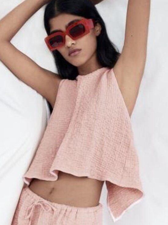 Zara Tops - Zara Flowy Open-Back Top | Size XL | NWT